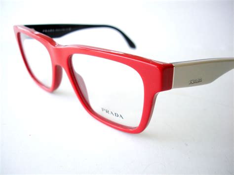 red prada glasses frames